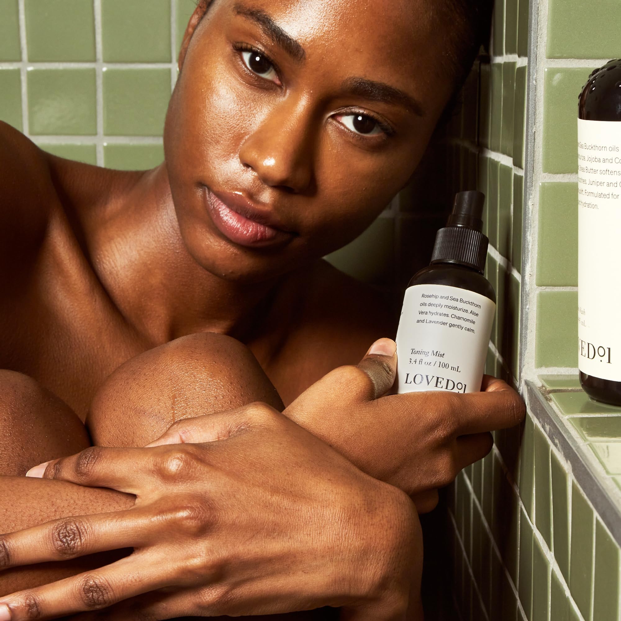 Loved01 Alcohol-free formula supports daily use on face and body.