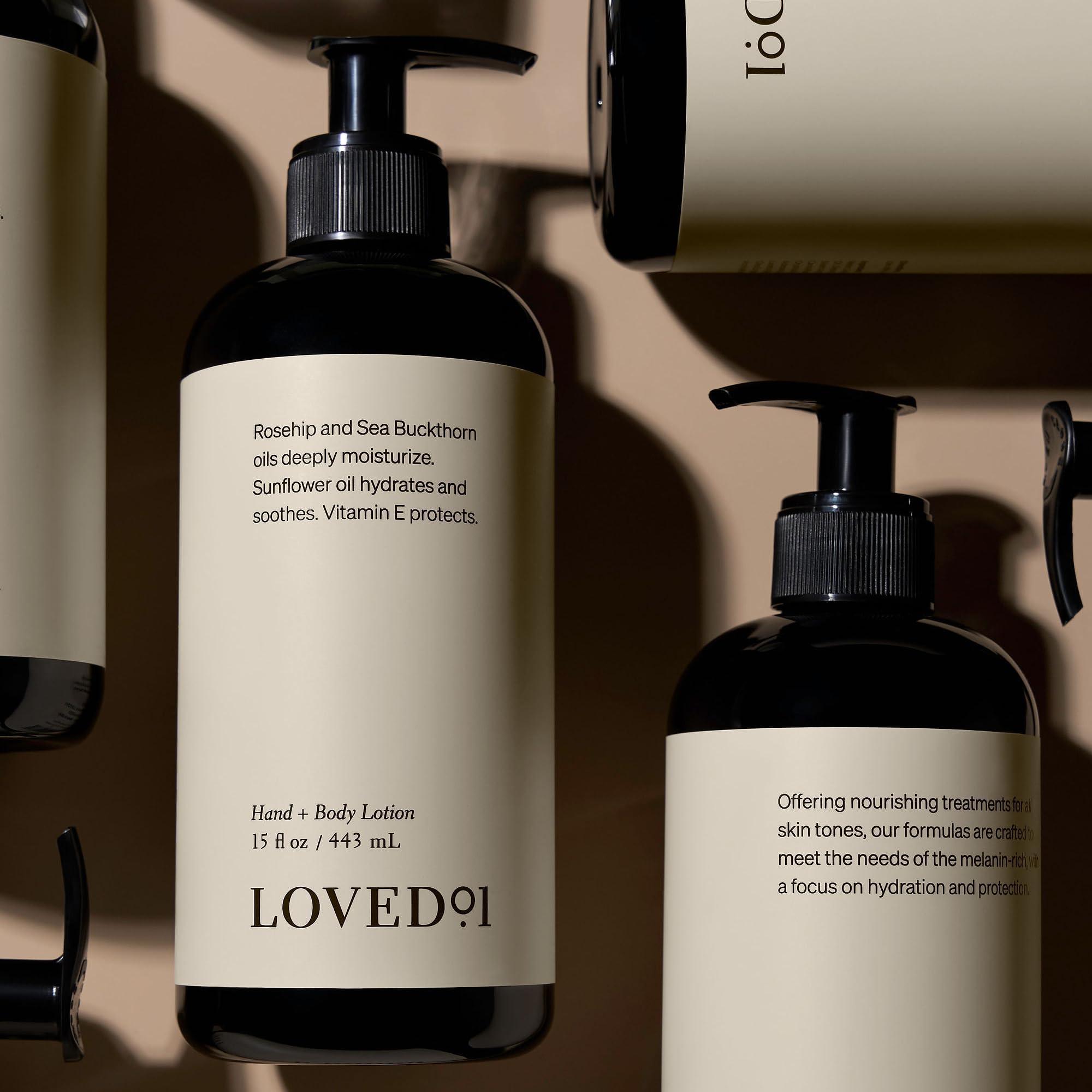 Loved01 lotion on arm demonstrates smooth, hydrated skin after daily use