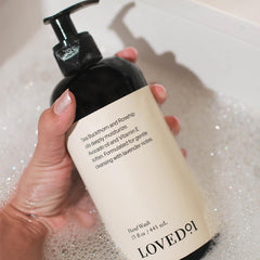 Loved01 hand wash aloe vera leaf calming skin during washing
