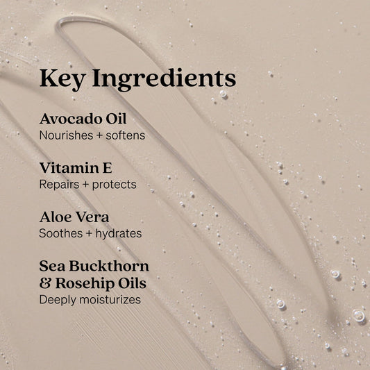 Loved01 hand wash rosehip oil label highlights nourishing oils for skin
