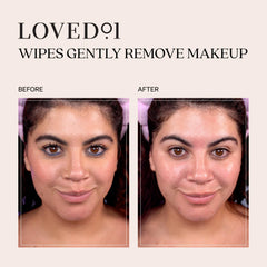 Loved01 oil-free fragrance-free formula label for sensitive skin.