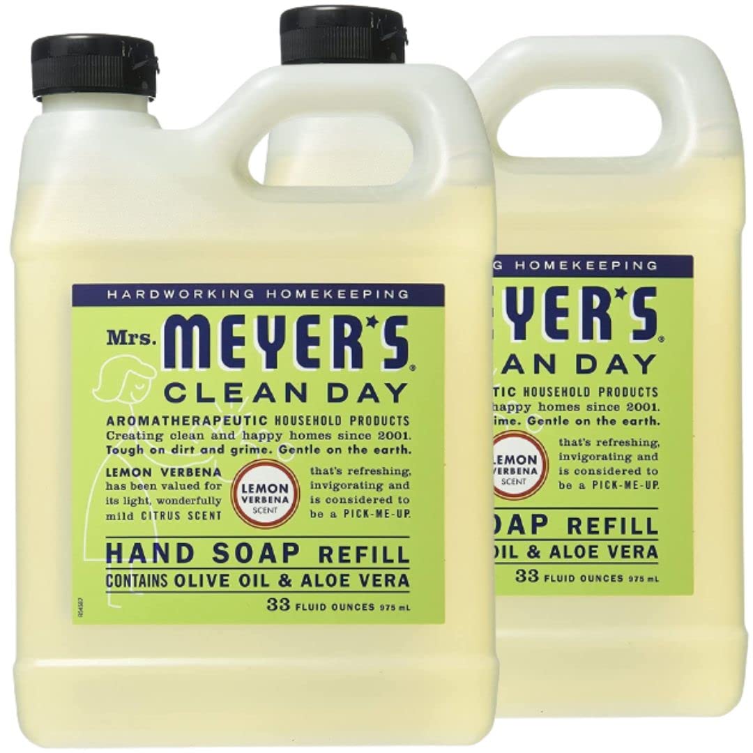 Lovely Annie lemon verbena hand soap bottle with refreshing scent for daily cleansing