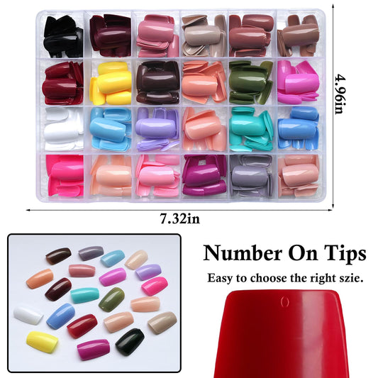 LoveOurHome glue tabs enable easy at‑home nail application with secure hold