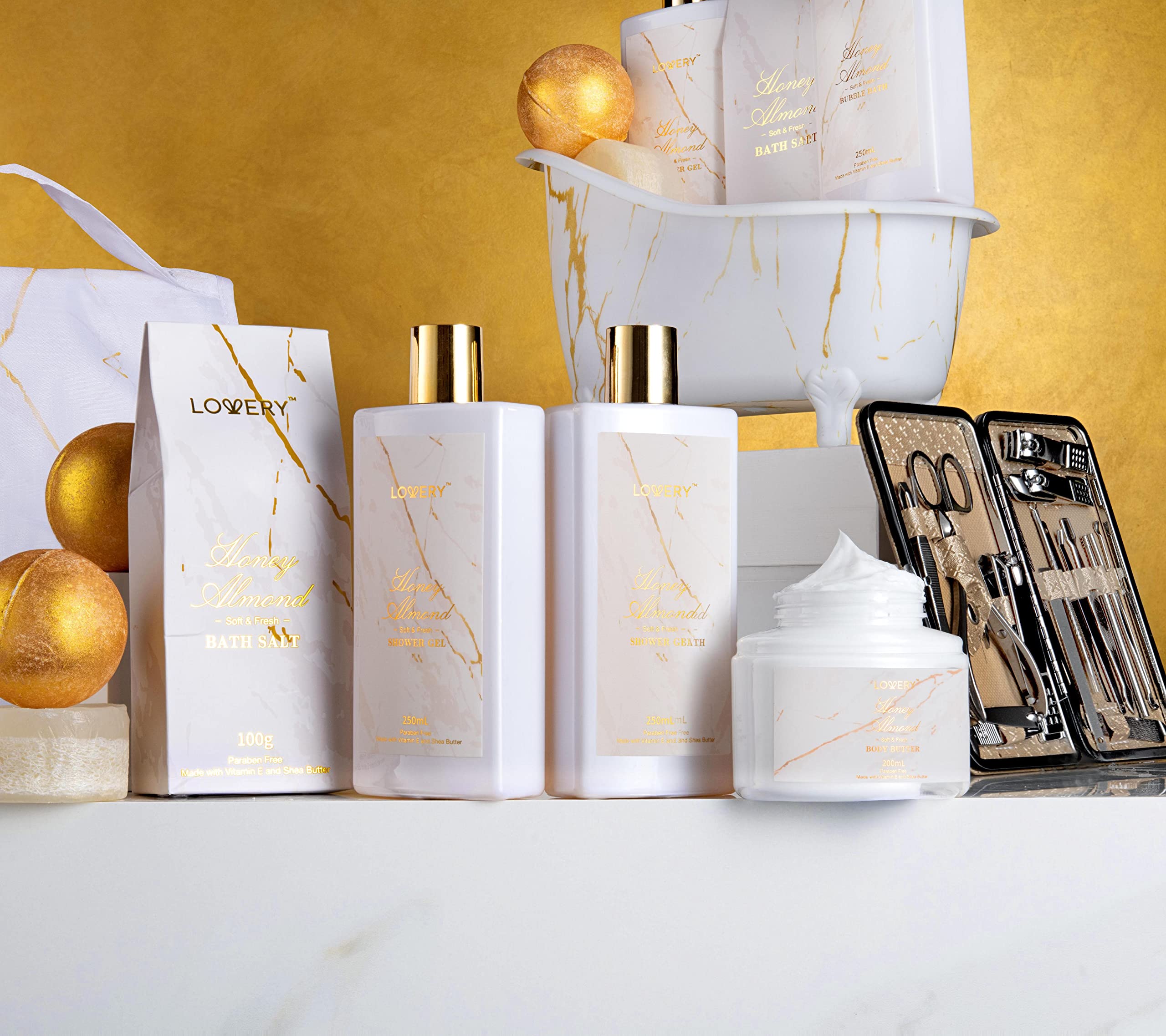 LOVERY 24K gold bath bombs add a touch of luxury