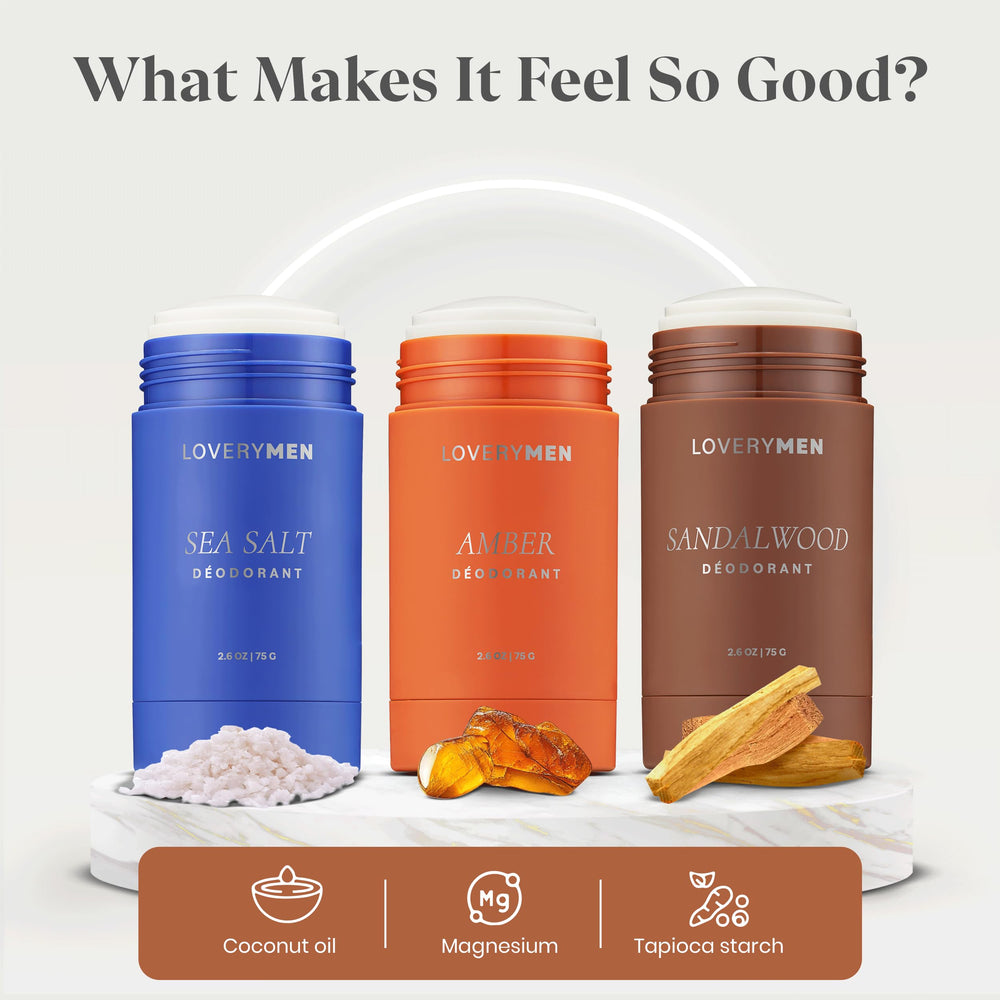 Lovery no baking soda label highlights a gentle formula.