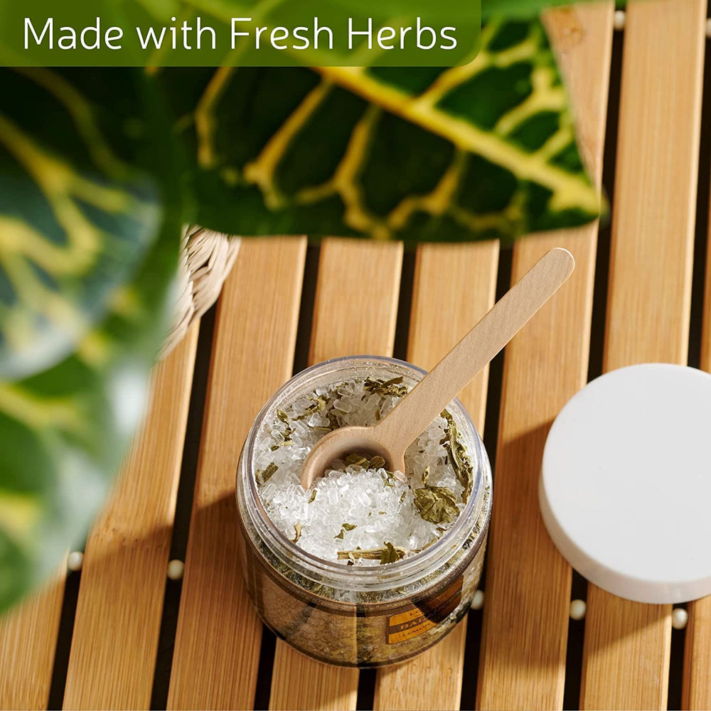 Lovery Lemon Basil salt jar bright mood and cleanse