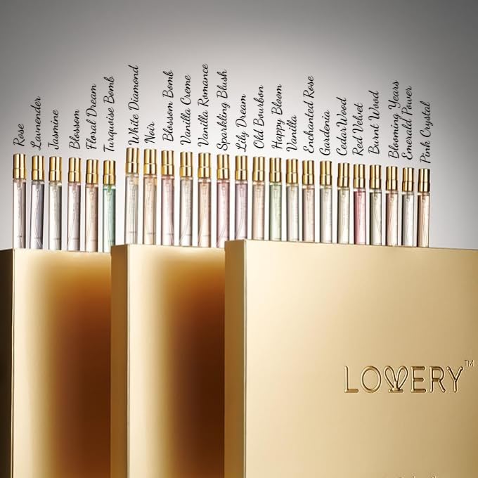 LOVERY blossom bomb perfume bottle adds playful, sparkling aroma