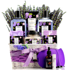 LOVERY gift basket for women, ready to gift with a personalized note tag
