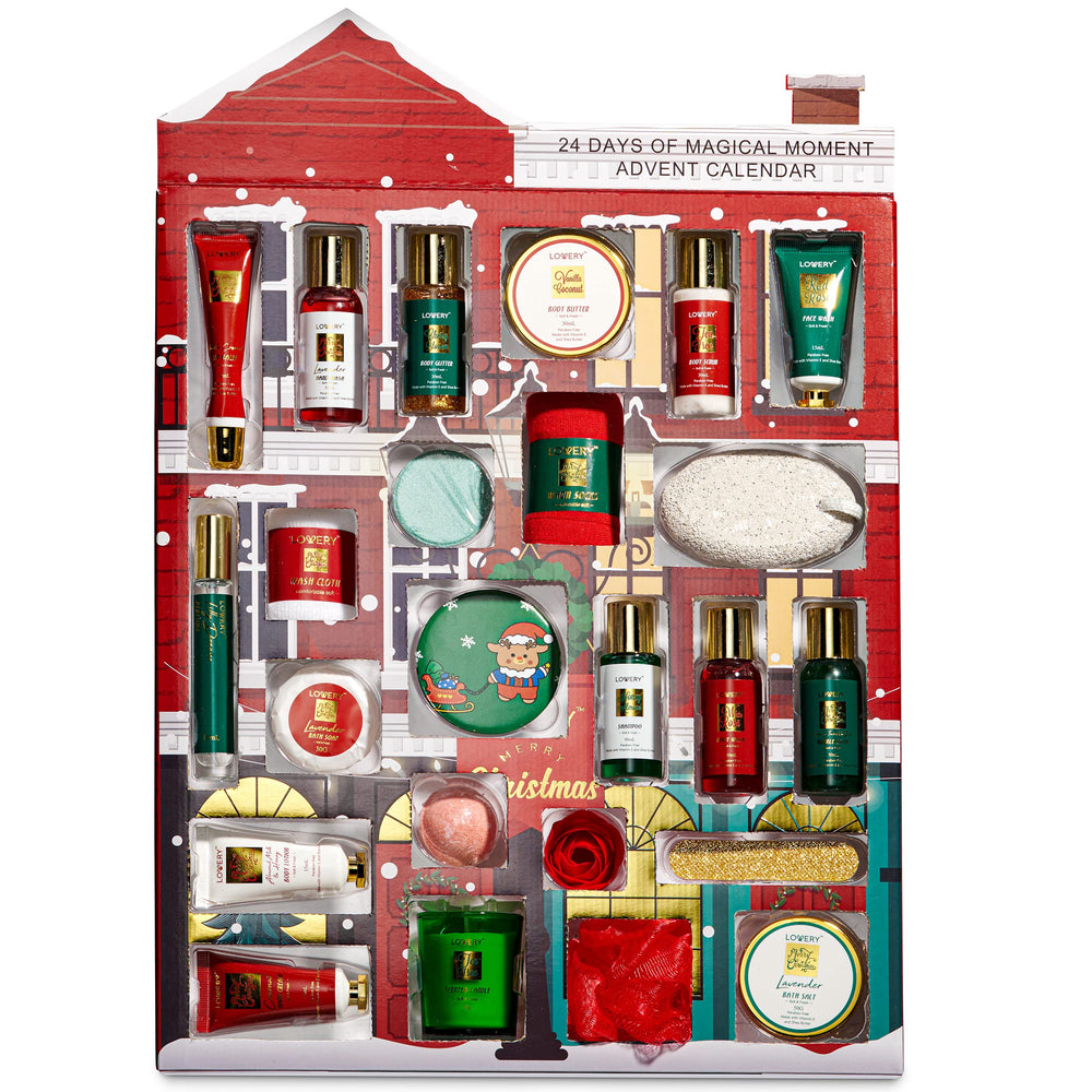 LOVERY lip balm, pumice stone, and nail file kit refresh lips and nails.