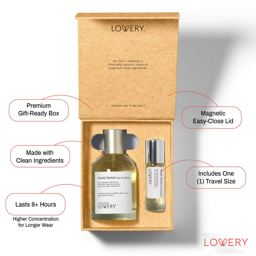 Lovery Santal 33-inspired fragrance evokes modern sophistication.