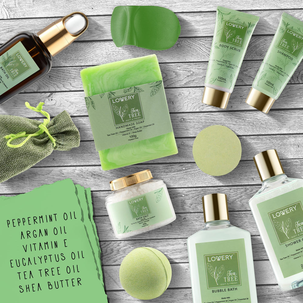 Lovery Bath Salts capture a spa-like soak experience for unwinding.