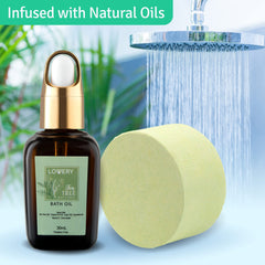 Lovery Tea Tree Bubble Bath creates rich foam and invigorating fragrance.