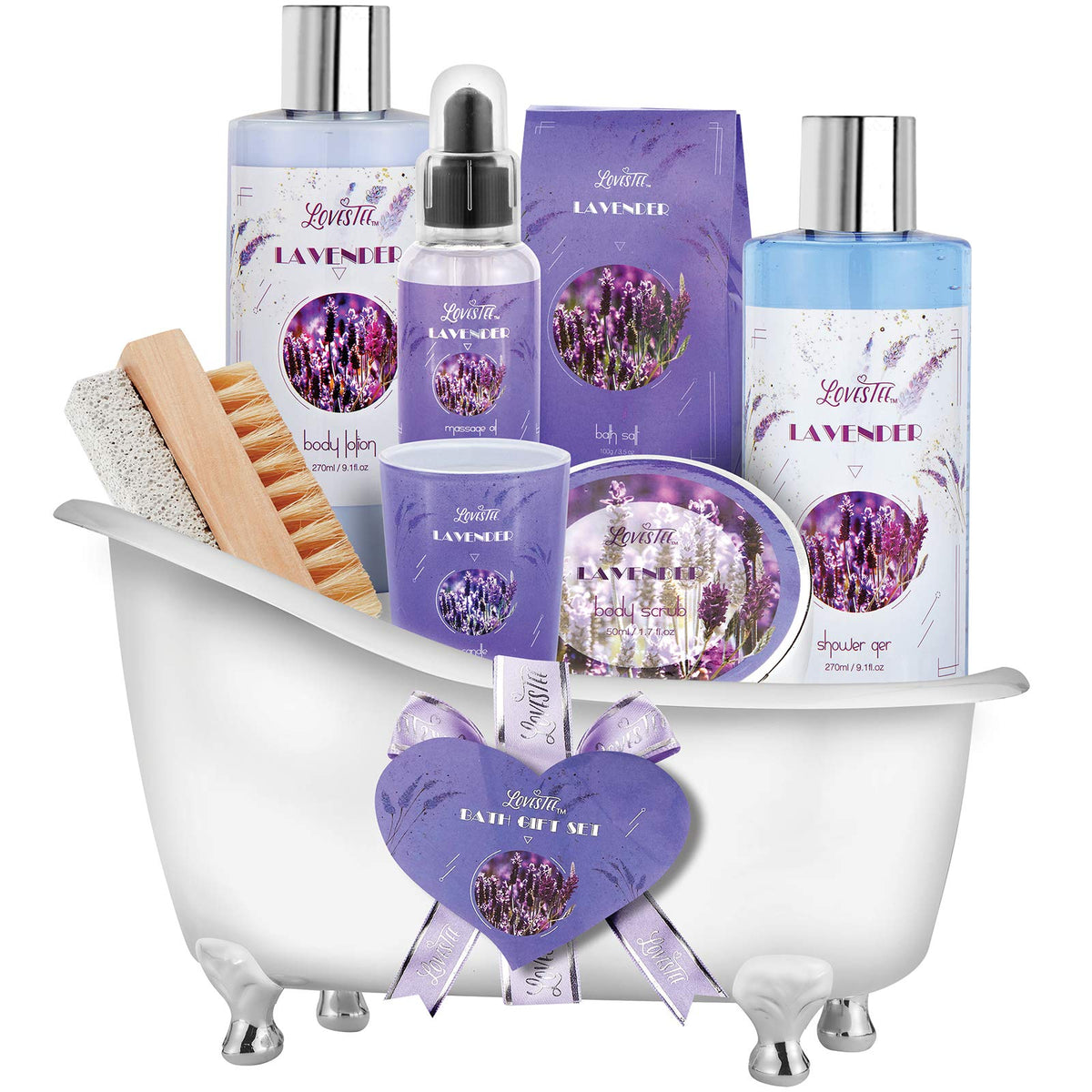 LOVESTEE Christmas Lavender Candle for a cozy spa ambiance and relaxing evenings