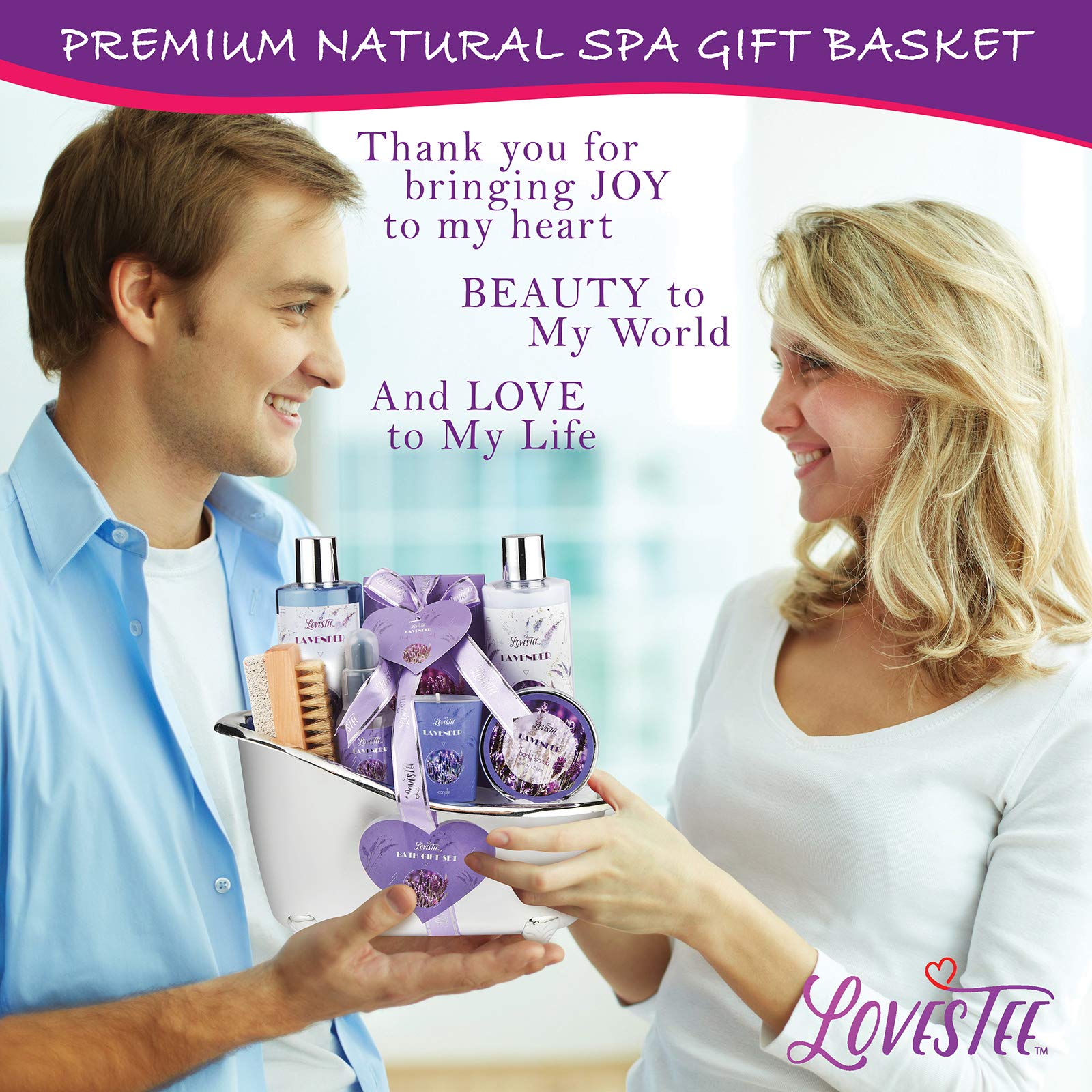 LOVESTEE Lavender Body Lotion for deep hydration and soft skin