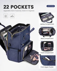 LOVEVOOK durable polyester fabric stands up to daily use and travel.