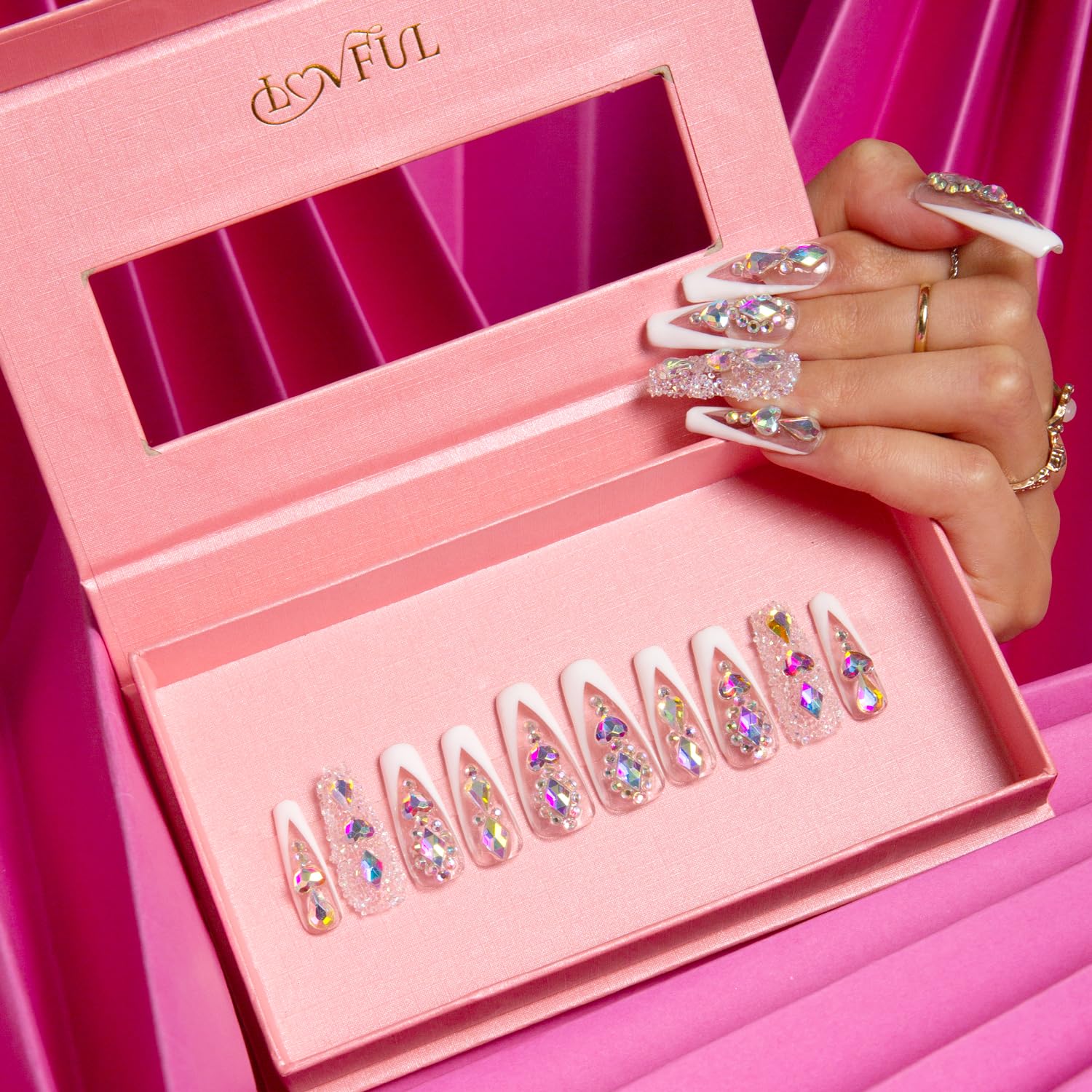 LOVFUL Aurora Light nails quick application for busy mornings