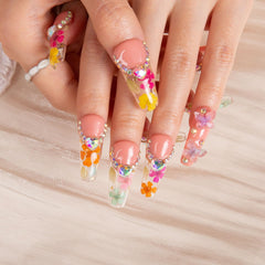 LOVFUL Flora full-cover design nails providing flawless coverage and quick, easy application