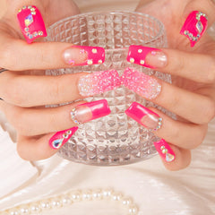 LOVFUL full-crystal embellishments add sparkle to nails for special occasions.