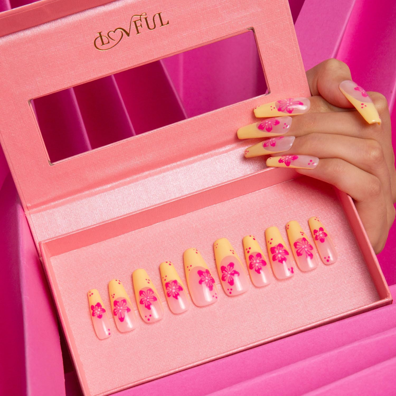 LOVFUL reusable nails offer multiple looks with less waste.