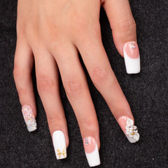 Close-up of LOVFUL Only You French Tip design and craftsmanship