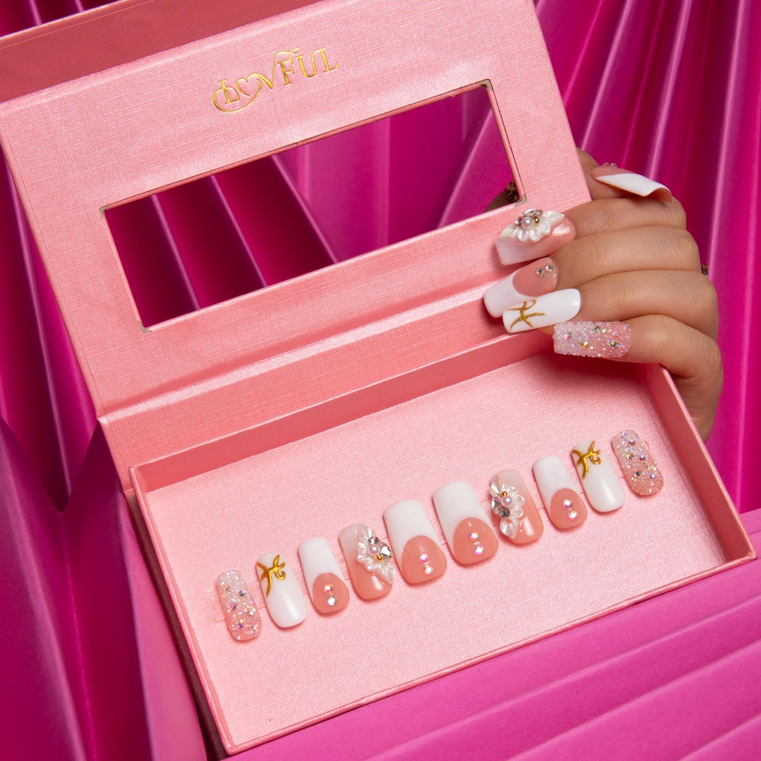 LOVFUL nails crafted with planet-friendly materials for conscious beauty