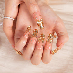 LOVFUL Stardust nails hand-on view reveals luxury craftsmanship