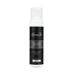 Loving Tan Platinum 2 HR Express bottle shows a deep shade for a sunless glow.