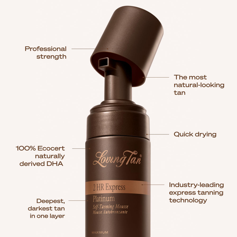 Loving Tan Platinum 2HR Express fragrance during application