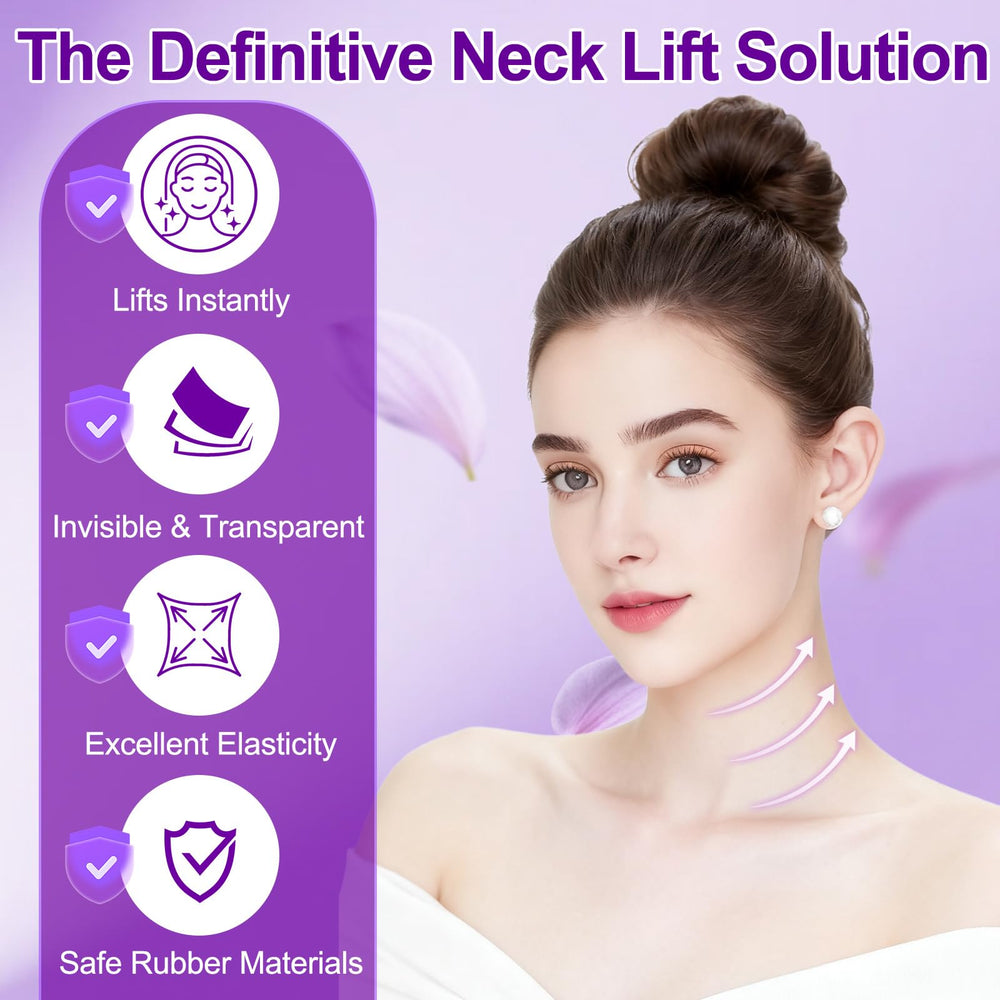 Loxbcin neck tape invisible under makeup for natural finish