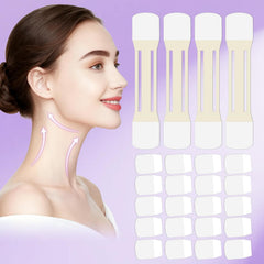 Loxbcin neck tape with 3D ergonomic design lifting the neck contour