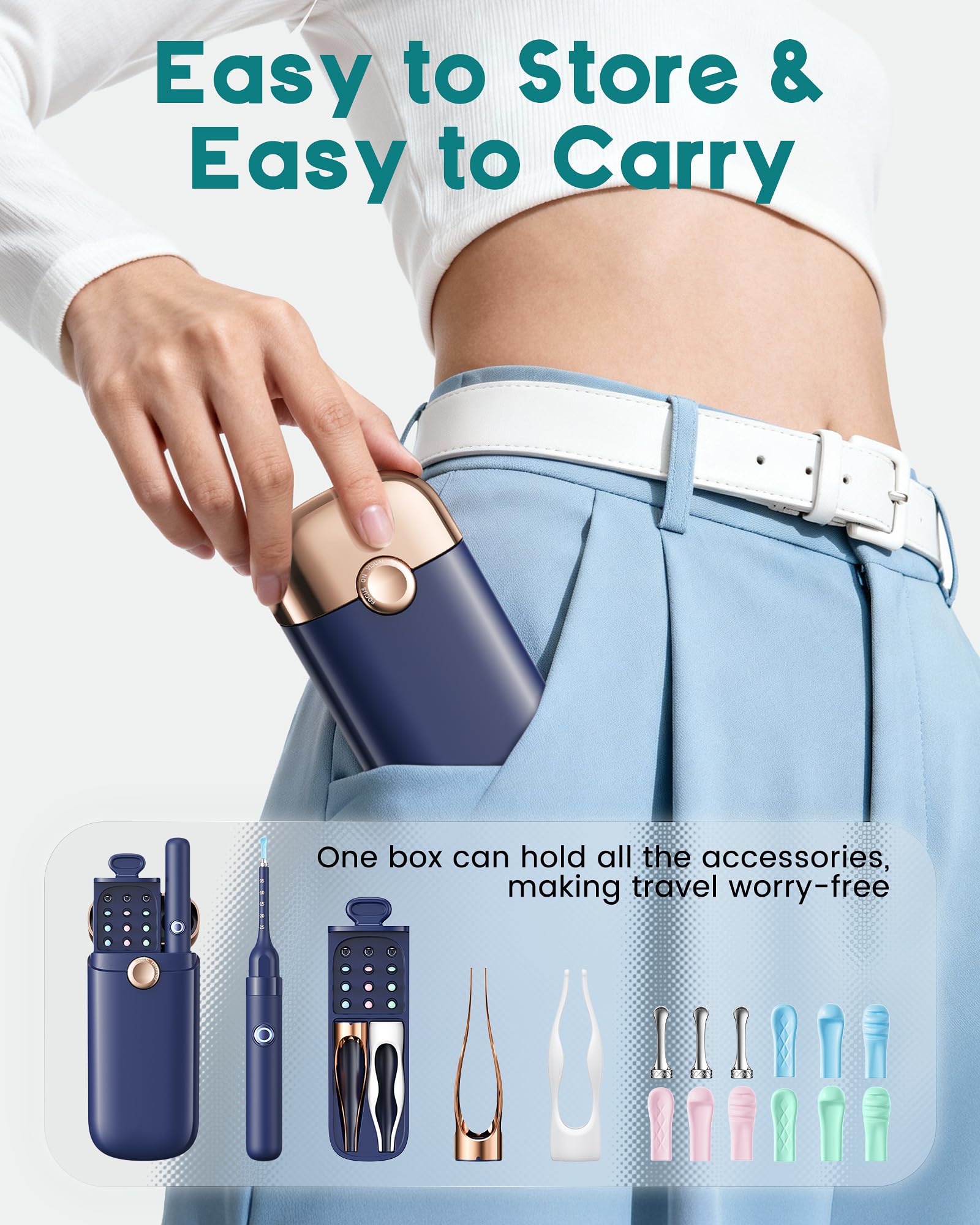 Loyker silicone ear spoon minimizes slippage for safer use.
