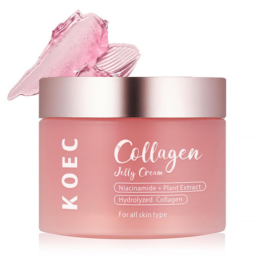 LOYOTICE Collagen Jelly Cream tube front showing hydration and clean packaging.