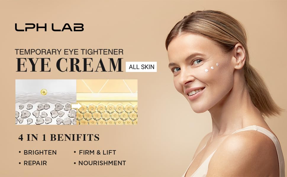 LPH LAB Daily morning eye care routine visual suggesting self-care and consistency