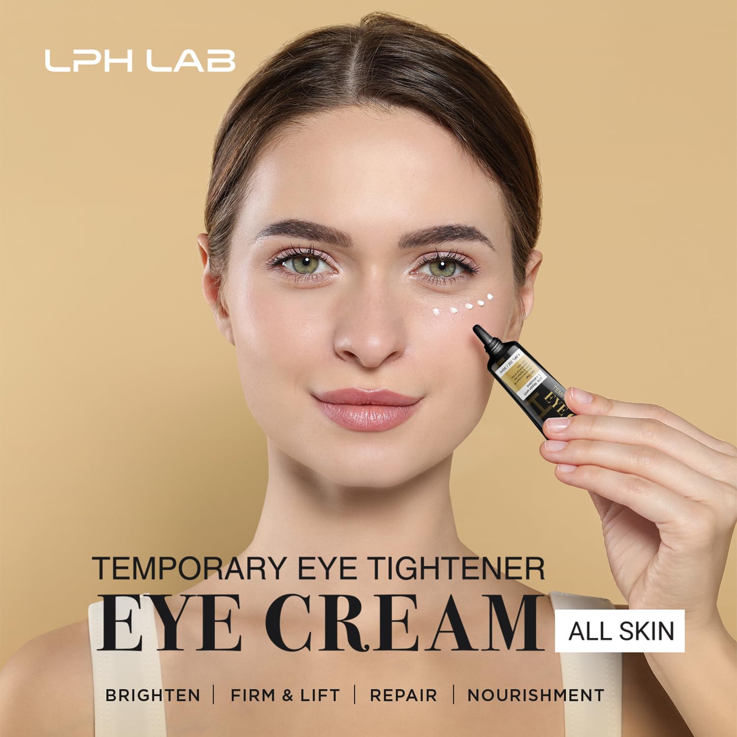 LPH LAB Eye Cream under-eye puffiness helps reduce swelling for a refreshed look.