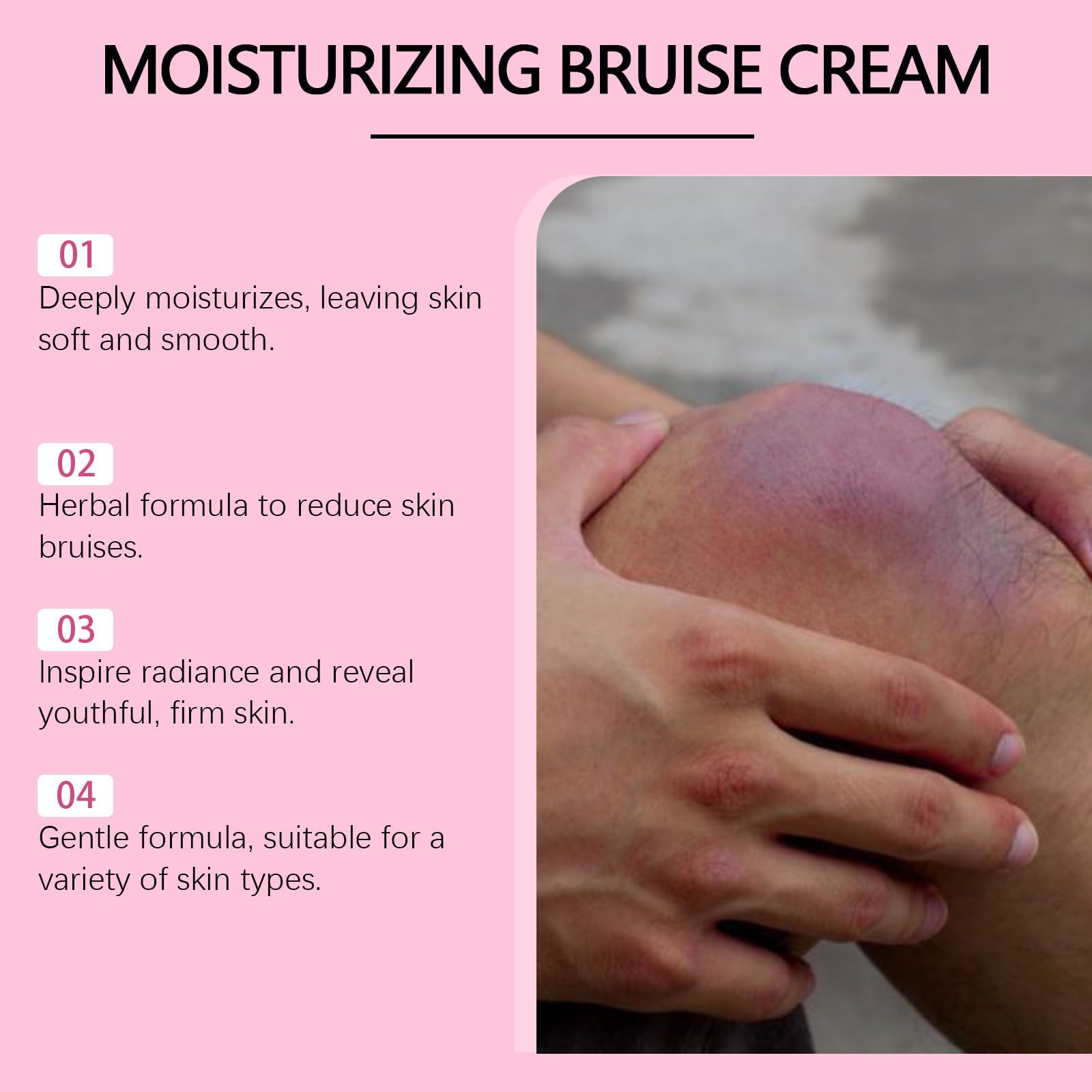 Packaging display of LSJSDS Bruise Cream showing 4.23 oz size.