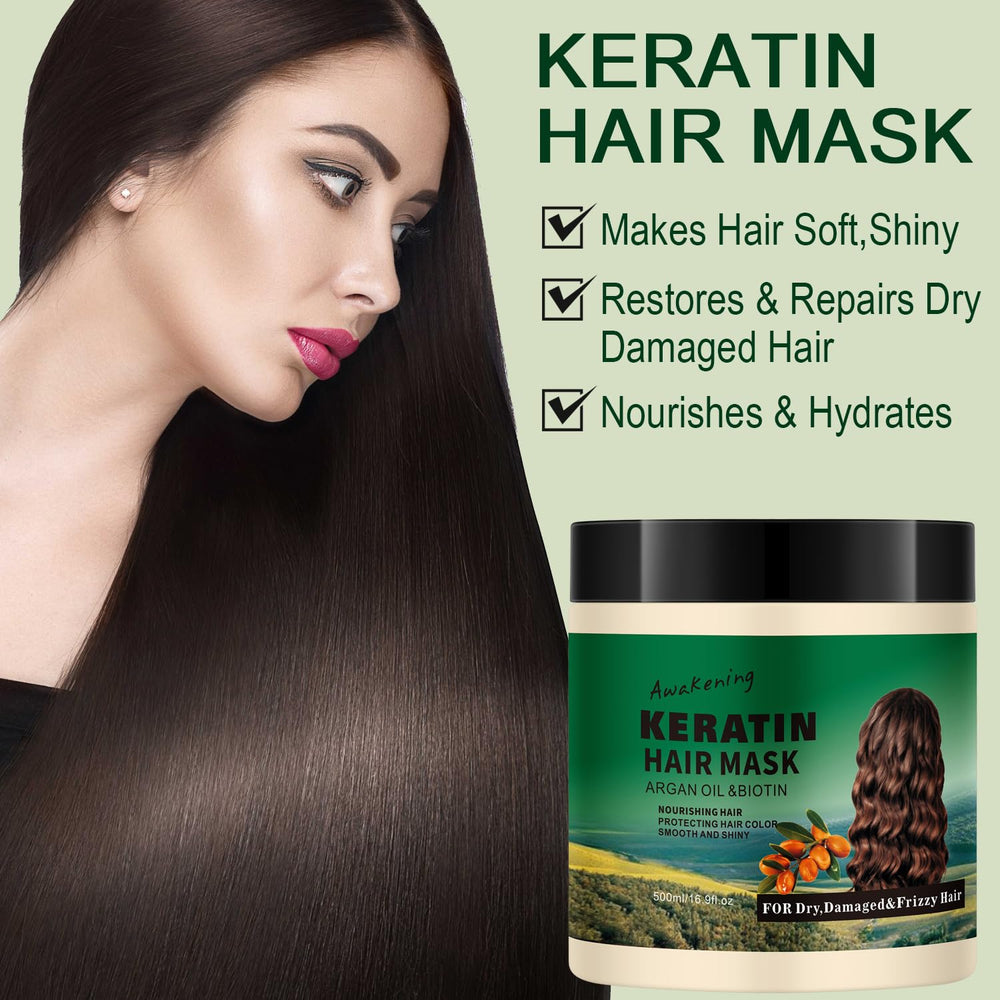 LSKINBATH Hair Mask being applied to damp hair for detangling ease.