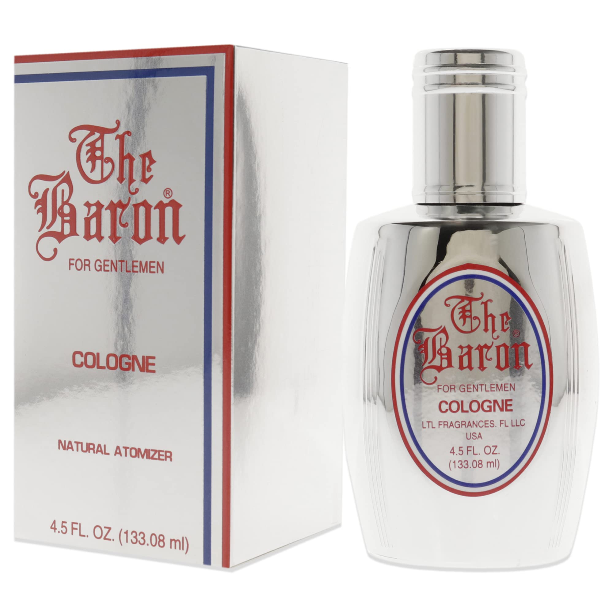 The Baron model wearing fragrance conveys confident style and poise