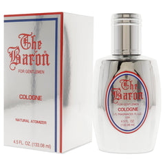 The Baron model wearing fragrance conveys confident style and poise