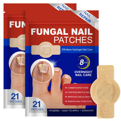LTQXGT Fungal Nail Patches 2Pack on toenail for repair and smoother appearance
