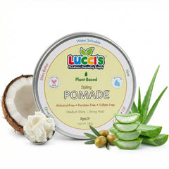 LUCCI'S Baby Hair Gel bottle pour for quick smoothing and tidy styling.