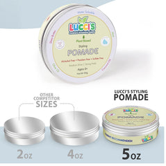 LUCCI'S Baby Hair Gel parabens-sulphates-free formula for delicate skin.