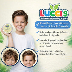 LUCCI'S Baby Hair Gel close-up texture shows medium shine and strong hold.