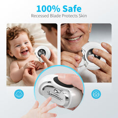 Ergonomic grip and 360-degree rotation for comfortable handling