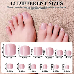 LuckForever adhesive tabs 10 sheets enable easy, damage-free toe nail application