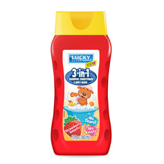 Lucky Super Soft kids 3-in-1 bottle with Strawberry Smarts for gentle cleansing