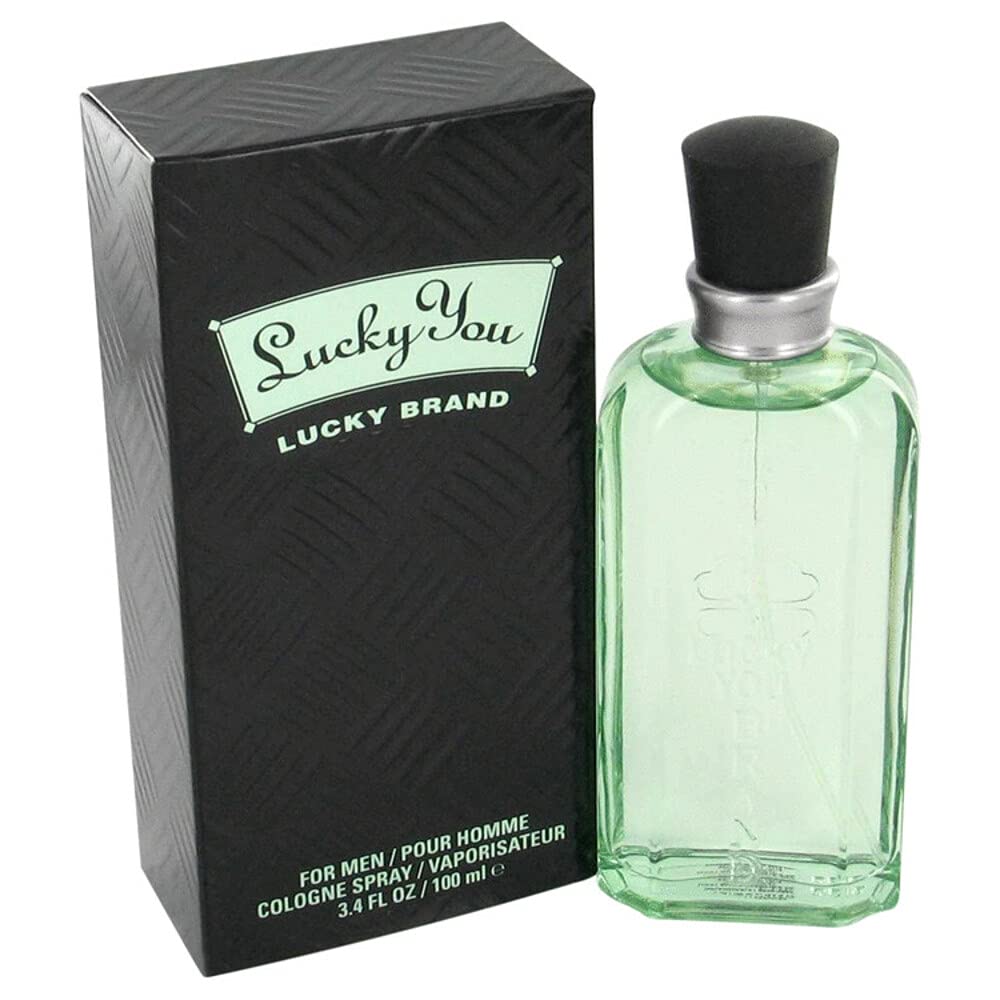 Lucky You Men's 0.5oz bottle front view for portable daily fragrance.