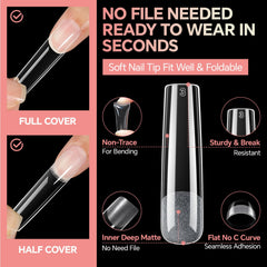 Luckyfairy 12-size set provides precise fit for every nail