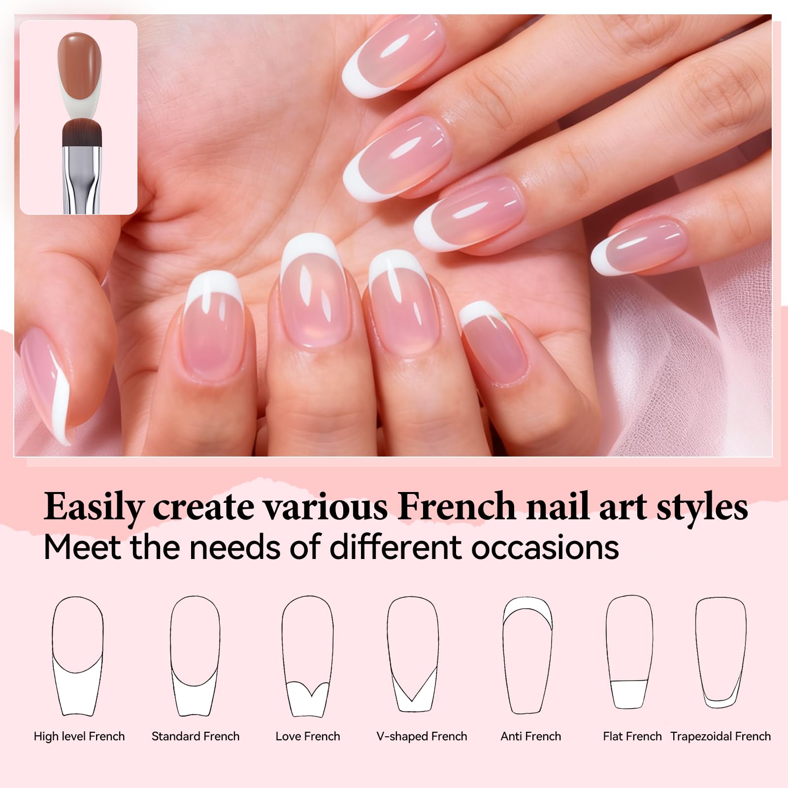 Lucoffeoi dual-use brush blends cleanup and color precision.