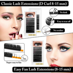 Lucomb lash brushes and tools for tidy application prep