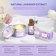 LUCOTIYA Lavender bath bomb, fizzy soak for relaxing baths.